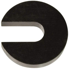 Gibraltar - 5/8" Bolt, 3/8" Thick, Black Oxide Finish, Case Hardened Steel C Washer - Grade 12L14, 21/32" Inside & 2-1/8" OD - Apex Tool & Supply