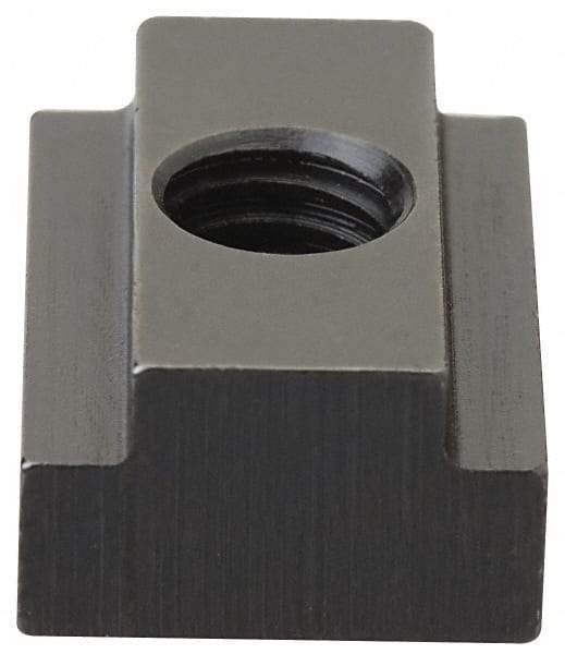 Gibraltar - 1-1/4 - 7 Blind Tapped T Slot Nut - 1-3/8" Slot Width, 2-1/2 x 1-1/8" Base Width x Height, 2-1/2 x 1-3/4" OAL x Height - Apex Tool & Supply