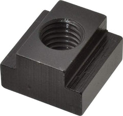 TE-CO - 5/8-11 Blind Tapped T Slot Nut - 3/4" Slot Width, 1-1/4 x 15/32" Base Width x Height, 1-1/4 x 3/4" OAL x Height - Apex Tool & Supply