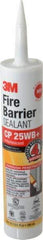 3M - 10.1 oz Cartridge Red Acrylic & Latex Caulk - -20 to 180°F Operating Temp, 10 min Tack Free Dry Time, Series CP 25WB - Apex Tool & Supply