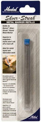 Markal - Metallic Silver Graphite Petroleum Base Marker - Fine Tip - Apex Tool & Supply