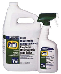 Comet USA LLC - 32 oz Spray Bottle Liquid Bathroom Cleaner - Citrus Scent, Disinfectant, General Purpose Cleaner - Apex Tool & Supply