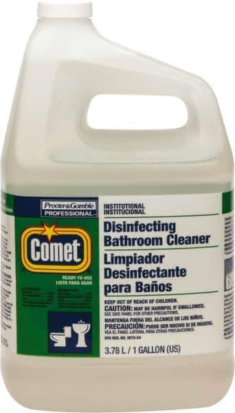 Comet USA LLC - 1 Gal Jug Liquid Bathroom Cleaner - Pleasant Scent, Disinfectant, General Purpose Cleaner - Apex Tool & Supply