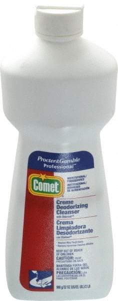 Comet USA LLC - 32 oz Bottle Liquid Bathroom Cleaner - Bleach Scent, Disinfectant, General Purpose Cleaner - Apex Tool & Supply