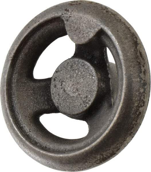 Gibraltar - 3", 3 Spoke Offset Handwheel - 1" Hub, Cast Iron, Plain Finish - Apex Tool & Supply