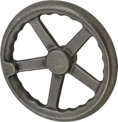 Gibraltar - 10", 3 Spoke Offset Handwheel - 2" Hub, Cast Iron, Plain Finish - Apex Tool & Supply