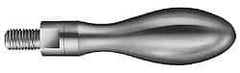 Value Collection - M5x0.8 Threaded Stem, Revolving Handwheel & Machine Handle - Plastic Cylindrical Handle, Steel Stem - Apex Tool & Supply