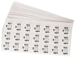 Tempil - 60°C Temp Indicating Label - 1 Rating - Apex Tool & Supply