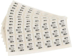 Tempil - 88°C Temp Indicating Label - 1 Rating - Apex Tool & Supply