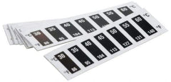 Tempil - -30°C Temp Indicating Label - 7 Ratings - Apex Tool & Supply