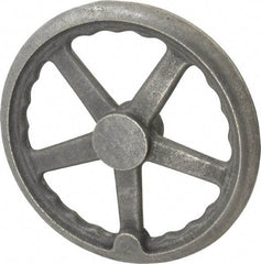 Gibraltar - 10", 3 Spoke Straight Handwheel - 2" Hub, Cast Iron, Plain Finish - Apex Tool & Supply
