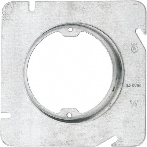 Cooper Crouse-Hinds - Electrical Outlet Box Steel Square Cover - Apex Tool & Supply
