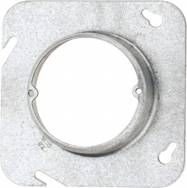Cooper Crouse-Hinds - Electrical Outlet Box Steel Square Cover - Apex Tool & Supply