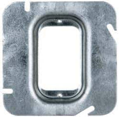 Cooper Crouse-Hinds - Electrical Outlet Box Steel Square Cover - Apex Tool & Supply