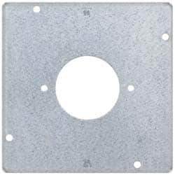 Cooper Crouse-Hinds - Electrical Outlet Box Steel Square Surface Cover - Apex Tool & Supply