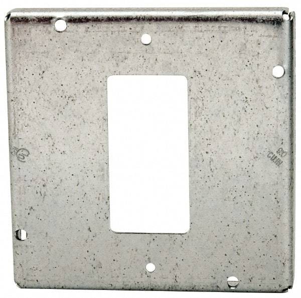 Cooper Crouse-Hinds - Electrical Outlet Box Steel Square Surface Cover - Apex Tool & Supply