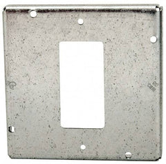 Cooper Crouse-Hinds - Electrical Outlet Box Steel Square Surface Cover - Apex Tool & Supply