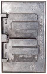 Cooper Crouse-Hinds - Electrical Outlet Box Aluminum Weatherproof Cover - Includes Gasket - Apex Tool & Supply