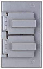 Cooper Crouse-Hinds - Electrical Outlet Box Aluminum Weatherproof Cover - Includes Gasket - Apex Tool & Supply