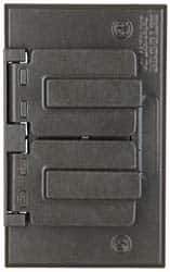 Cooper Crouse-Hinds - Electrical Outlet Box Aluminum Weatherproof Cover - Includes Gasket - Apex Tool & Supply