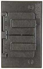 Cooper Crouse-Hinds - Electrical Outlet Box Aluminum Weatherproof Cover - Includes Gasket - Apex Tool & Supply