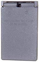 Cooper Crouse-Hinds - Electrical Outlet Box Aluminum Weatherproof Cover - Includes Gasket - Apex Tool & Supply