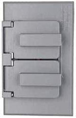 Cooper Crouse-Hinds - Electrical Outlet Box Aluminum Weatherproof Cover - Includes Gasket - Apex Tool & Supply