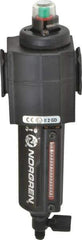 Norgren - 1/2" Port Coalescing Filter - Aluminum Bowl, Manual Drain, 250 Max psi, 0.01 Micron Rating, 2.68" Wide x 8.16" High - Apex Tool & Supply