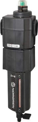 Norgren - 1/2" Port Coalescing Filter - Aluminum Bowl, Manual Drain, 250 Max psi, 0.01 Micron Rating, 3.15" Wide x 11.4" High - Apex Tool & Supply