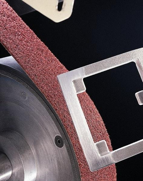 3M - 2" Wide x 60" OAL, Aluminum Oxide Abrasive Belt - Aluminum Oxide, Coarse, Nonwoven, Series SC-BL - Apex Tool & Supply