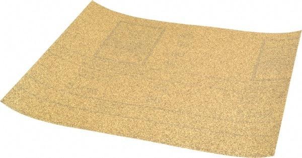 3M - 80 Grit, Aluminum Oxide Sanding Sheet - 11" Long x 9" Wide, Medium Grade, A Weighted Paper Backing - Apex Tool & Supply