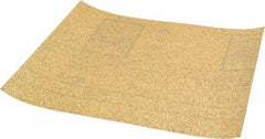 3M - 80 Grit, Aluminum Oxide Sanding Sheet - 11" Long x 9" Wide, Medium Grade, A Weighted Paper Backing - Apex Tool & Supply