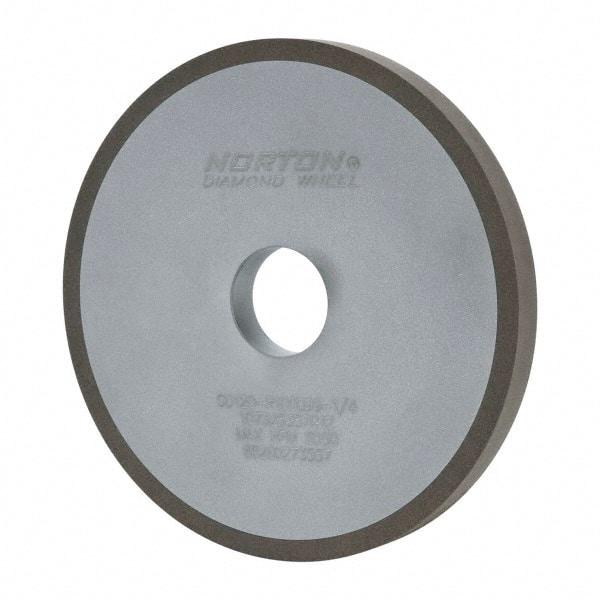 Norton - 6" Diam x 1-1/4" Hole x 1/2" Thick, 120 Grit Surface Grinding Wheel - Diamond, Type 1A1, Fine Grade, Resinoid Bond - Apex Tool & Supply