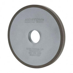 Norton - 6" Diam x 1-1/4" Hole x 1/2" Thick, 120 Grit Surface Grinding Wheel - Diamond, Type 1A1, Fine Grade, Resinoid Bond - Apex Tool & Supply