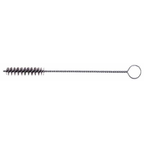 Red Head - 4" Long x 1/2" Diam Nylon Spiral Brush - Apex Tool & Supply
