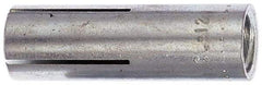 Red Head - 5/8" Diam, 5/8" Drill, 2" Min Embedment Drop-In Concrete Anchor - 316 Stainless Steel, Slotted Drive, 3/4" Thread Length - Apex Tool & Supply