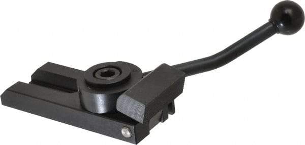 Gibraltar - 1/2-13 Stud, Extended Base, Steel Cam Action Clamp - 4-3/4" Base Len x 1-1/2" Base Height, 7-1/2" Len with Handle x 2-1/2" Height with Handle x 1-7/8" Overall Width, 5/32" Projection from Base - Apex Tool & Supply