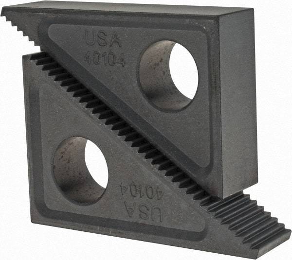 TE-CO - 2 Piece, 2-1/2 to 6" Height Adjustment, Steel Step Block - 1/16" Step Depth, 1/8" Step Elevation, 1" Width, 3-3/4" Base Depth, 2-15/32" Height - Apex Tool & Supply