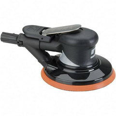 Dynabrade - 18 CFM Air Consumption, Random Air Orbital Sander - Round Pad, - Apex Tool & Supply