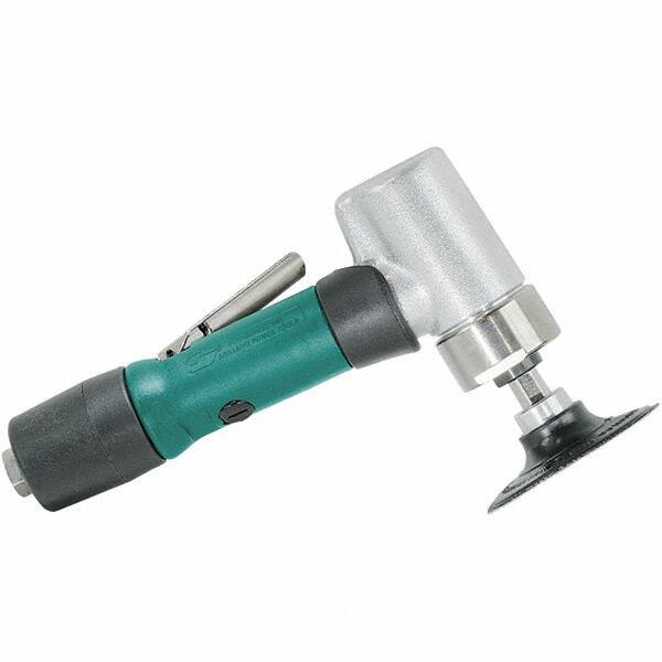 Dynabrade - 3" Max Disc, 15,000 RPM, Pneumatic Handheld Disc Sander - 32 CFM, 1/4 NPT Inlet, 0.7 hp, 90 psi - Apex Tool & Supply
