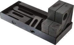 TE-CO - 13 Piece Fixturing Step Block & Clamp Set with 1" Step Block, 5/16 & 3/8 Stud Thread - Includes 6 Serrated End Clamps, 6 Step Blocks, Holder - Apex Tool & Supply