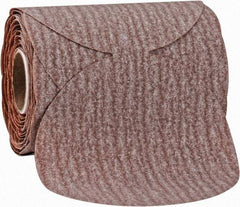 Norton - 3-1/2" Diam, 180 Grit Aluminum Oxide Adhesive PSA Disc - Fine Grade, Natural, B Weighted Backing, Flexible - Apex Tool & Supply