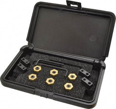 Mitee-Bite - 12 Piece Fixture Clamp T-Slot Kit with 1" Step Block, 3/8" T-Slot & 1/4-20 Stud Thread - 0.19" Nut Width - Apex Tool & Supply