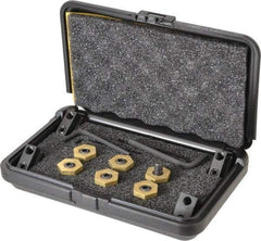 Mitee-Bite - 12 Piece Fixture Clamp T-Slot Kit with 5/8" Step Block, 7/16" T-Slot, 5/16-18 Stud Thread - 0.19" Nut Width - Apex Tool & Supply