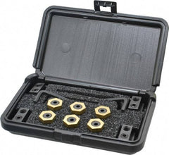 Mitee-Bite - 12 Piece Fixture Clamp T-Slot Kit with 7/8" Step Block, 9/16" T-Slot, 3/8-16 Stud Thread - 1/4" Nut Width - Apex Tool & Supply