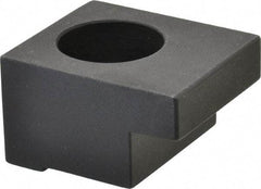 Mitee-Bite - 1 Piece Vise Mounting Clamp - Heat Treated Mild Steel, 1-1/2" Long, 1-1/4" Wide, 1-1/4" High - Apex Tool & Supply