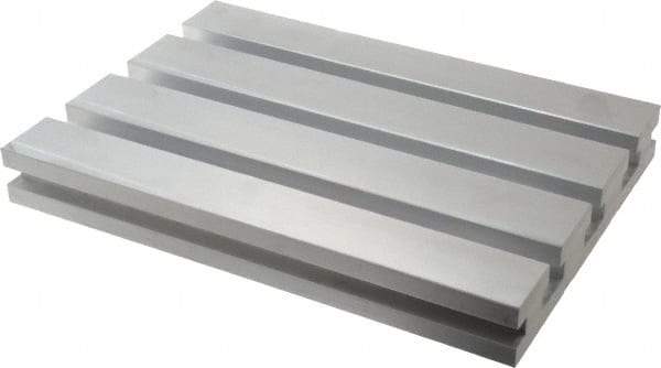 Mitee-Bite - 330.2mm Long x 228.6mm Wide x 37.6mm High Aluminum Fixture Plate - 12.7mm Plate Thickness - Apex Tool & Supply