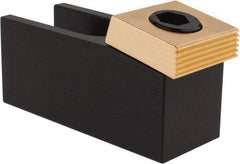 Mitee-Bite - 1-1/2" Wide x 1.62" High, Tapered, U Shaped Strap Clamp - 1.82" Travel, 3.8" OAL, 1.82" Slot Length - Apex Tool & Supply