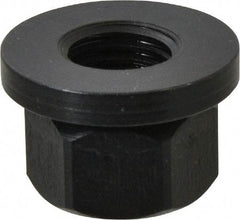 TE-CO - M16x2.00, 33mm Flange Diam, 21mm High, 24mm Across Flats, Flange Nut - Grade 12L14 Steel, Black Oxide Finish, 5" Flange Height, TCMAI - Apex Tool & Supply