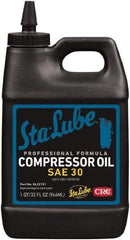 CRC - Bottle, ISO 100, SAE 30W, Air Compressor Oil - Apex Tool & Supply